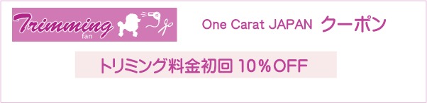 群馬県高崎市のトリミングサロン One Carat JAPANのクーポン券